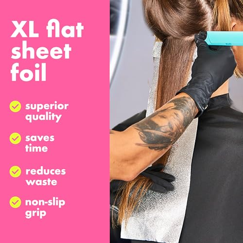 Colortrak Embossed Hair Coloring Foil Sheets, 5" x 16", 100 Count