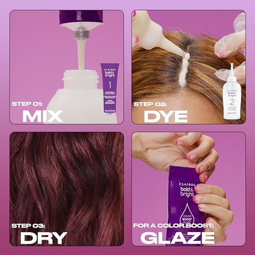 Clairol Bold & Bright Permanent Hair Dye R6 Intense True Red