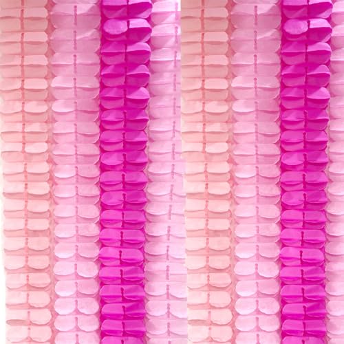 10PCS Pink Four Leaf Clover Garland - Reusable Party Decorations