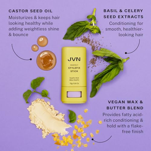 JVN StyleFix Hair Wax Styling Stick - 0.6 oz Flyaway Tamer