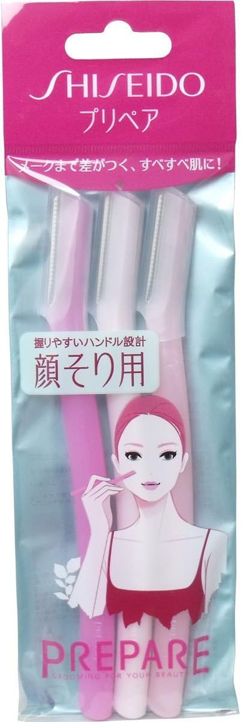 Senka Japanese Facial Razor Prepare 3pcs Set Of 3