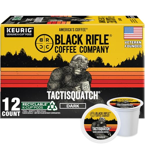 Black Rifle Coffee Tactisquatch Dark Roast K-Cup Pods - 12 Count