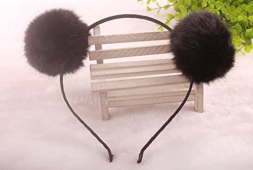 Elaine Room B Set Bear Ears Headband for Women Halloween Christmas Costume