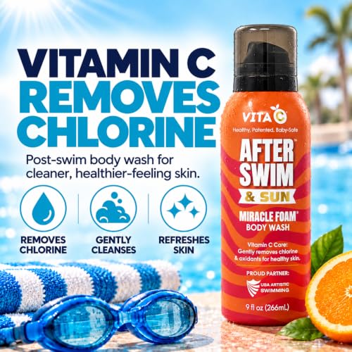Vita C Chlorine Neutralizing Body Wash for Swimmers - After Sun & Pool