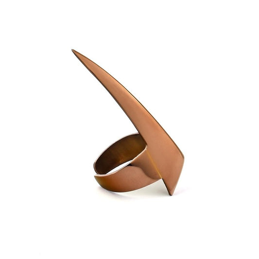Quick Braid Aid Finger Parting Tool - Stainless Steel Stitch Braiding Tools for Durable Dreadlocks Wig & Installation of Weave Hair Human Extensions Beader Tools (Copper Color)