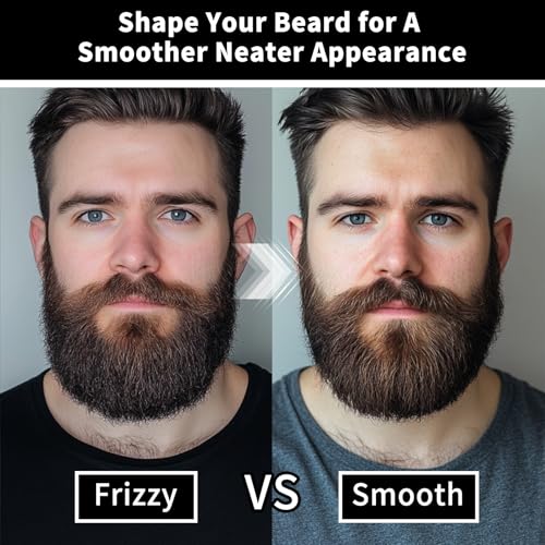 RAQEHO 2oz Beard Balm for Men - Mustache Wax & Styling Butter with Shea & Sandalwood (Pack of 1)