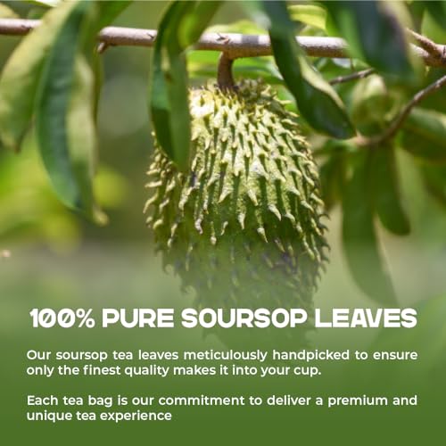 Organic Soursop Leaves - 100% Sun-Dried Herbal Tea | 4 oz