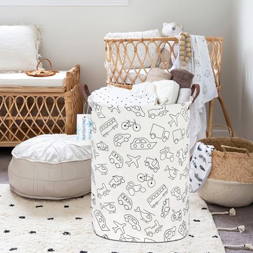 Collapsible Waterproof Laundry Hamper - Kids Toy Storage Basket