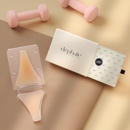 Dephale Silicone Camel Concealer Toe Pads 2-Pack for Swimwear & Leggings