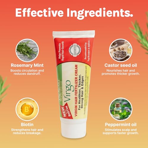 Hair Fertilizer Cream with Biotin for Natural & Relaxed Hair