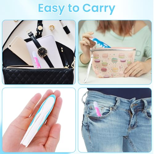 2-Pack Portable Folding Toothbrushes for Travel & Camping