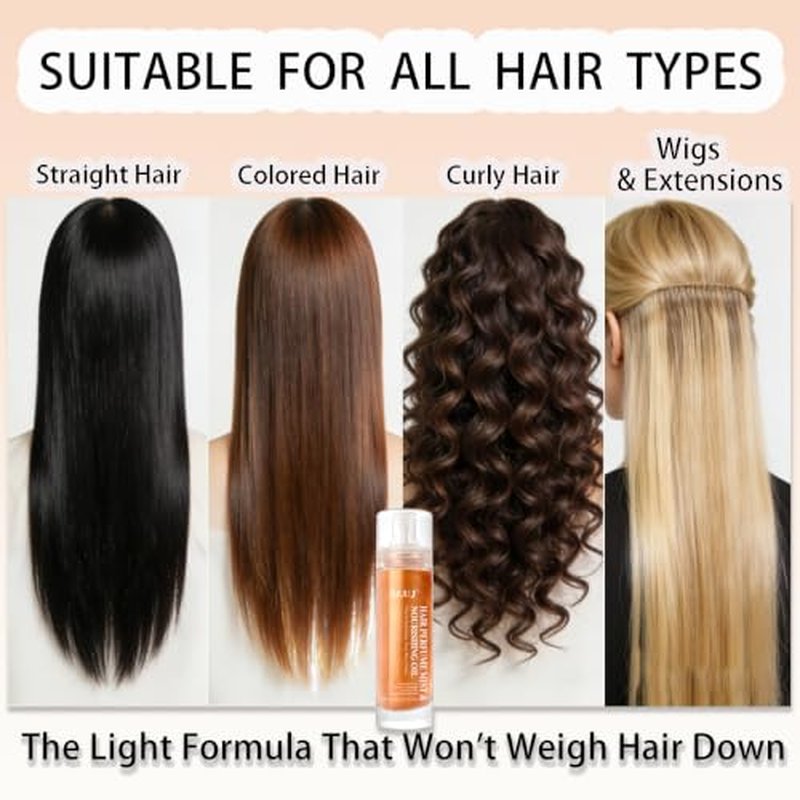 SLUJ Hair Perfume for Women, Hair Spray & Body Mist, Summer Lightweight Long Lasting Fragrance Mist, Hair Mist with Argan Oil & Bronze Shimmer for All Hair Types- 50ml