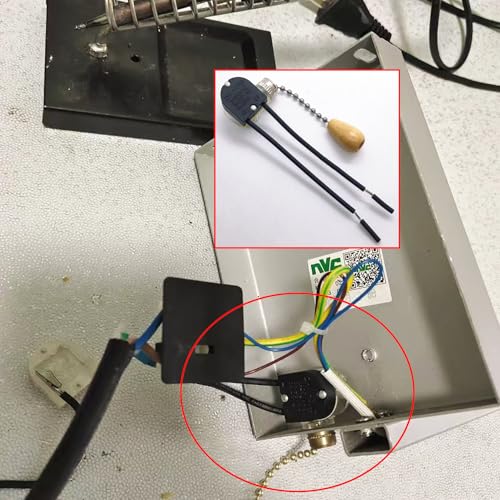 8-Pack Pull Chain Switch for Ceiling Fans and Wall Lights