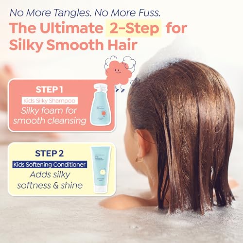 GOONGBE Kids Detangling Conditioner - Silicone-Free for Frizzy Hair, 6.76oz