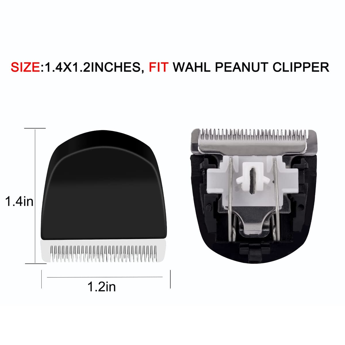Professional Peanut Clippers | 2PCS Replacement Blades for Hair Clippers - Durable & Efficient #2068-300