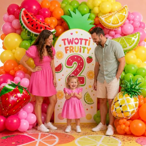 Tropical Fruit Balloon Garland Kit - 145pcs for Birthday Parties