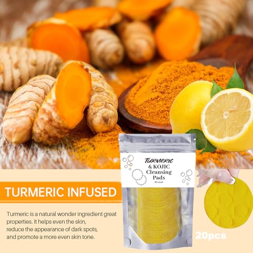 Turmeric Skincare Set - Face Wash, Soap, Cleansing Pads & Oil