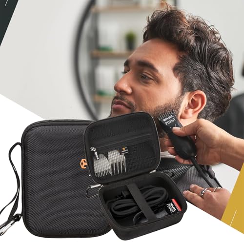 Aproca Black Portable Storage Case for Wahl Peanut Trimmer & Clipper Kit