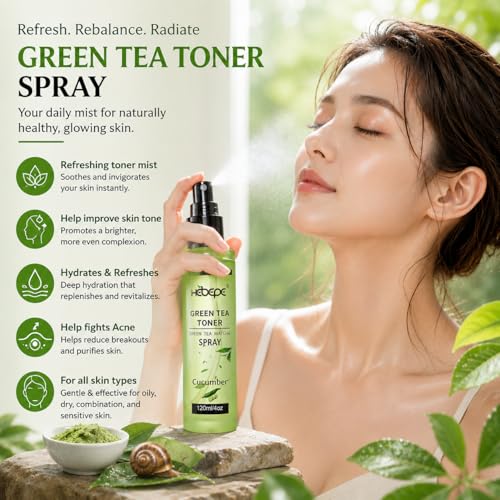 Matcha Green Tea Facial Toner Mist with Coconut Water - 120ml