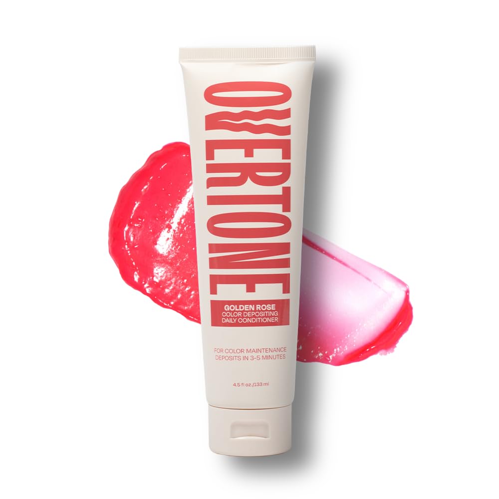 Overtone Daily Color Depositing Conditioner - Pastel Silver | 4.5oz Vegan Formula with Shea Butter & Coconut Oil for Color Refreshment