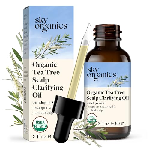 Sky Organics Tea Tree Scalp Clarifying Oil - 2 fl oz, USDA Organic