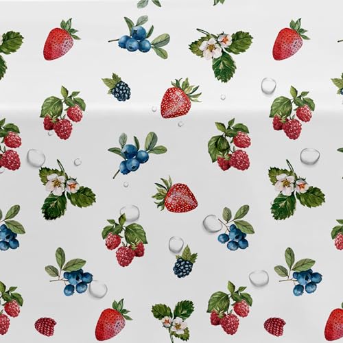 Berry Birthday Party Tablecloth Set - 3 Disposable Table Covers
