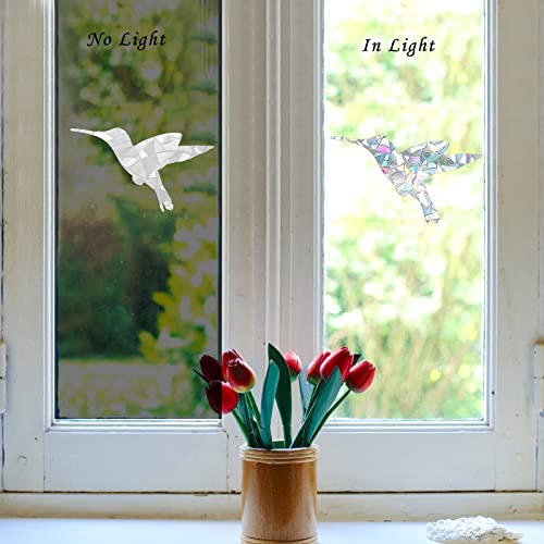 Hummingbird Window Clings Decals - Set of 20 for Bird Safety