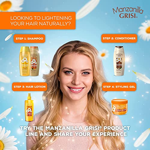 Grisi Chamomile Shampoo 2-Pack for Luminous Shine & Nourishment