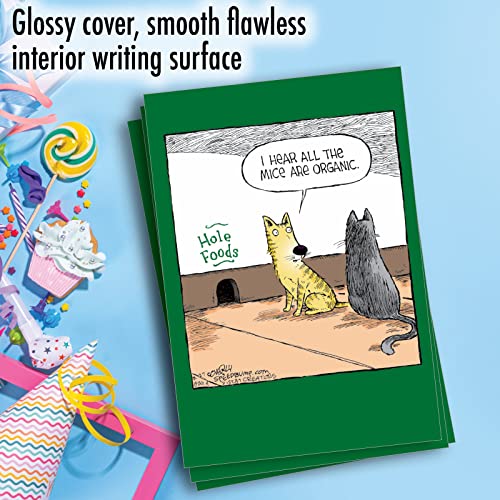 NobleWorks Mooning Duck Birthday Greeting Cards - Pack of 3