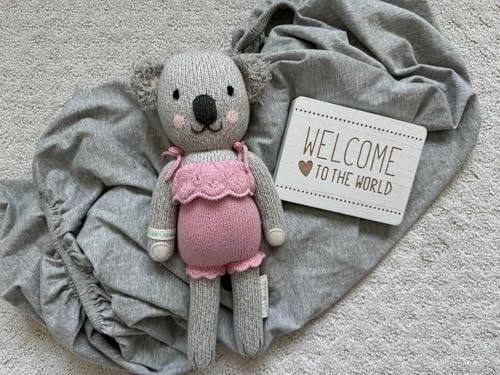 Dreamology Mini Crib Fitted Sheets - 100% Cotton, Soft & Hypoallergenic, 2-Pack, 38x24, Grey