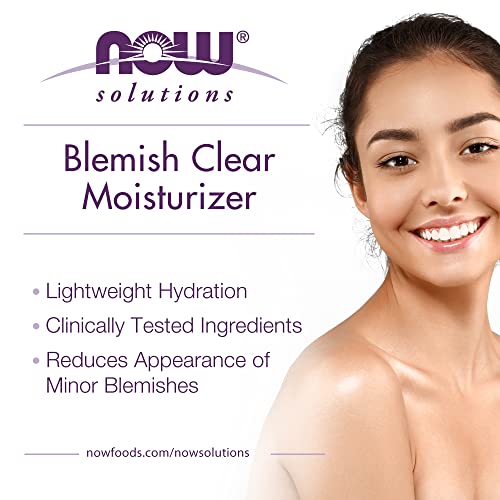 NOW Foods Blemish Clear Moisturizer - Lightweight Hydration for Oily Skin