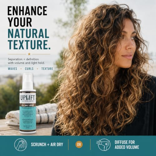 Uplift Sea Salt Hair Spray for Volume & Texture - Light Hold 5.5 oz