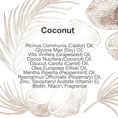 STAR CARE Coconut Hair Growth Oil with Biotin & Jamaican Black Castor, 4oz
