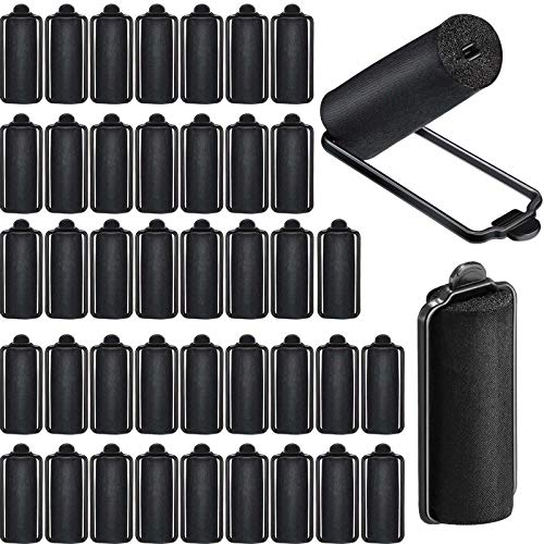 WILLBOND 40-Piece Satin Foam Hair Rollers - Soft Sleep Curlers for Styling