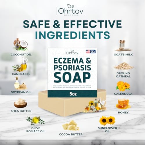 Natural Eczema Soap Bar for Sensitive Skin Relief – Ohrtov