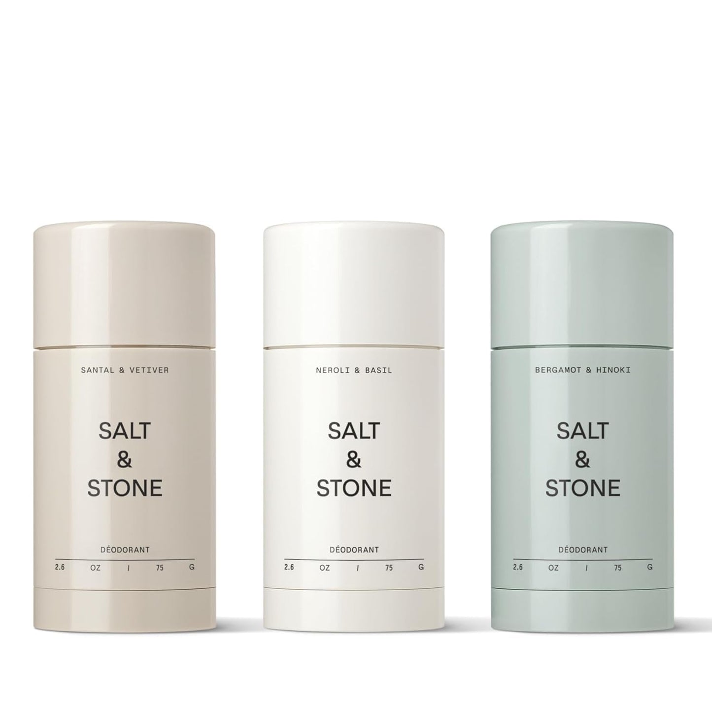 Aluminum-Free Deodorant - Extra Strength 48-Hour Protection for Men & Women | Seaweed Extract, Niacinamide & Prebiotics | Santal & Vetiver