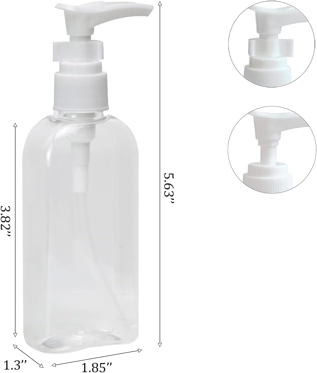 Travel Dispenser Set - 10pcs Clear Plastic Bottles with Pump & Mist Sprayer | Ideal for Soap, Shampoo, Conditioner, Body Wash