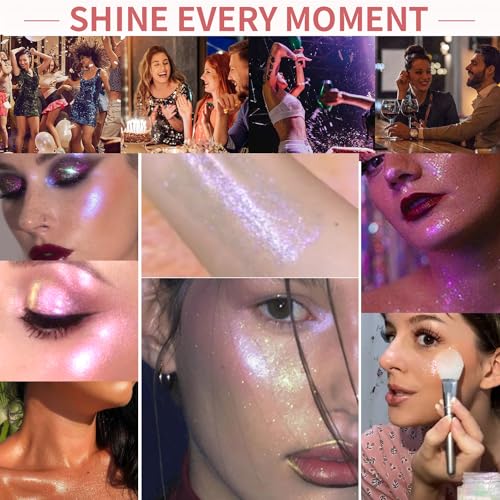 BestLand Holographic Body Glitter Gel - Color Changing Cosmetic Glitter
