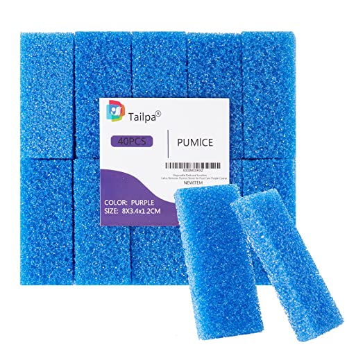 40 Pcs Pumice Stones for Feet - Callus Remover & Foot Scrubber