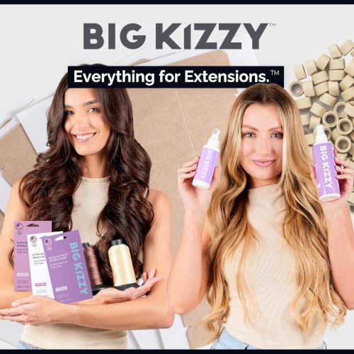 Big Kizzy Pro Hold Single Sided Replacement Tape for Hair Extensions - 48 Tabs, 5-7+ Weeks