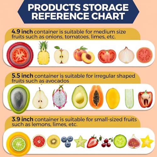 Avocado Saver & Tomato Holder Set - 4 Reusable Food Storage Containers