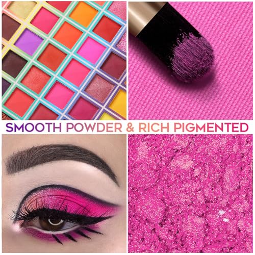 99 Colors Rainbow Eyeshadow Palette - Highly Pigmented Matte & Shimmer