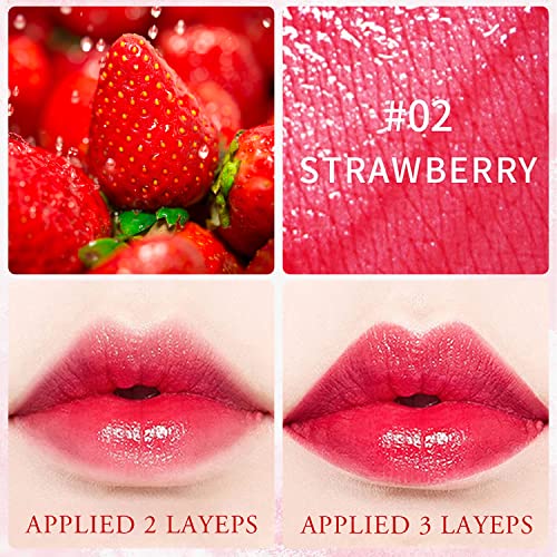 Korean Velvet Lip Tint Set - 4 Long Lasting Colors for Lips & Cheeks