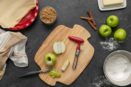 Cuisipro Apple Corer – Ergonomic Red Tool for Easy Core Removal