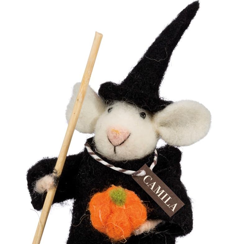 Halloween Witchy Mouse Decoration - Camila by Primitives by Kathy