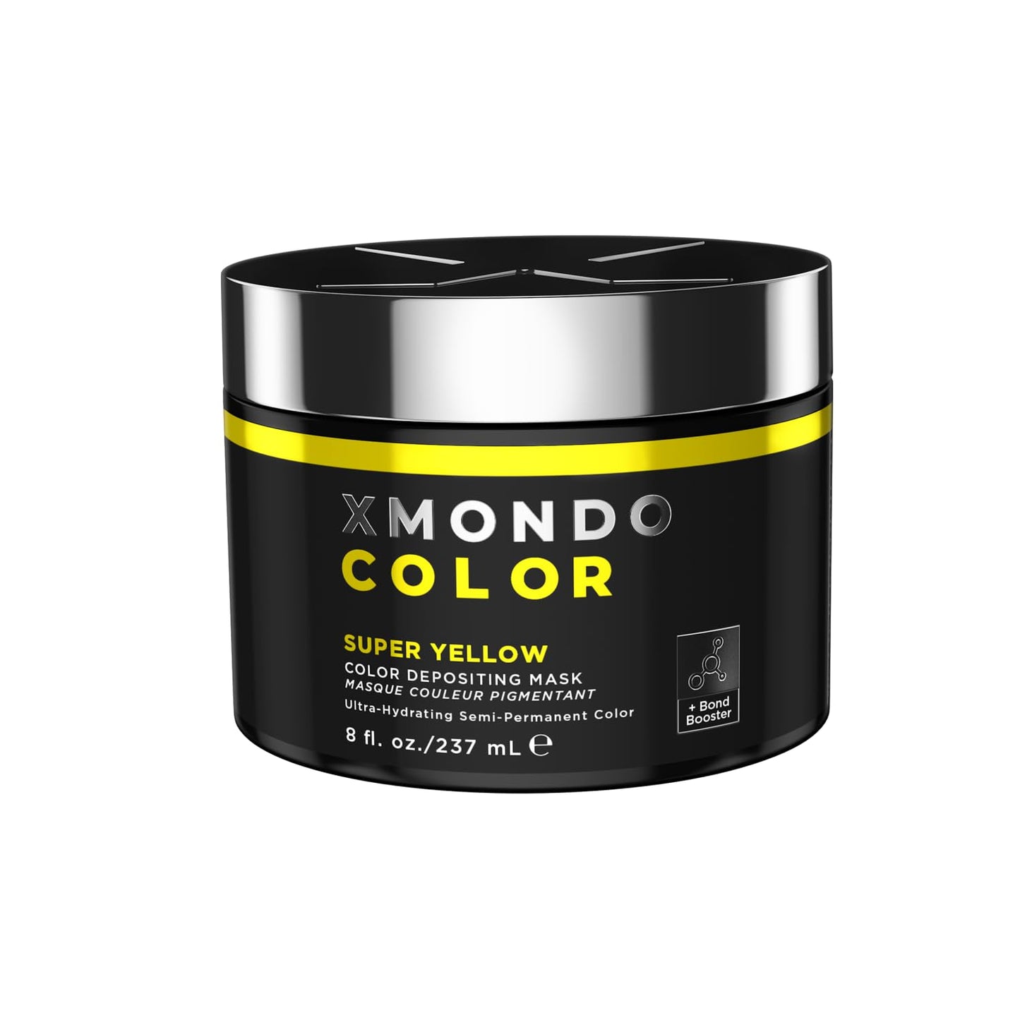 XMONDO Color Amber Depositing Hair Mask - Vegan Semi-Permanent Orange Red Dye | 8 Fl Oz, Infused with Bond Booster & Hyaluronic Acid