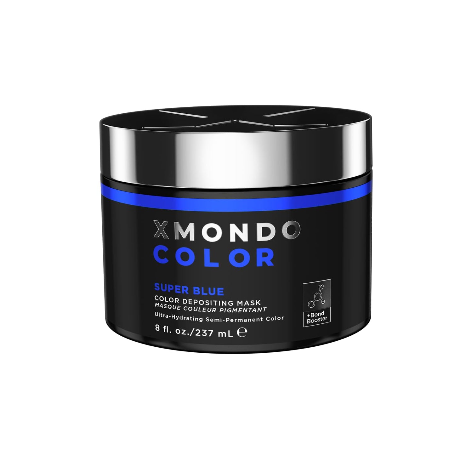 XMONDO Color Super Purple Hair Mask - Nourishing Semi-Permanent Dye with Bond Booster & Hyaluronic Acid | 8 Fl Oz