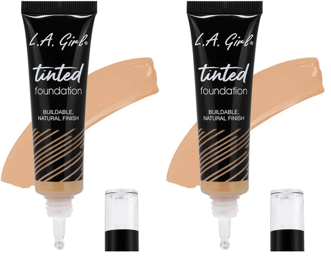 L.A. Girl Tinted Foundation - Medium Beige | Flawless Coverage & Lightweight Formula