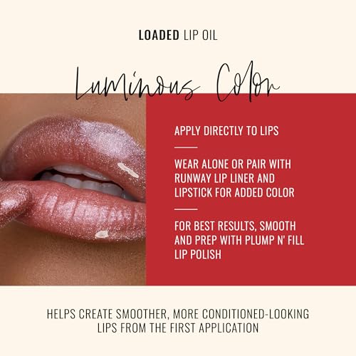 Runway Rogue Plumping Lip Oil - Center Stage, Tri-Peptide Formula