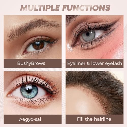 Eyebrow Pencil Set - 2PCS Waterproof Microblading Pens with Brushes